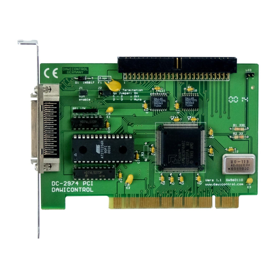 Dawicontrol DC-2974 PCI Kurzanleitung
