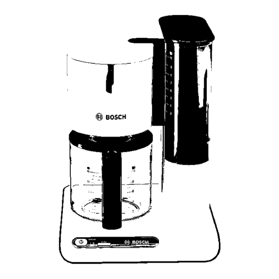 Bosch TKA8011 Kurzanleitung