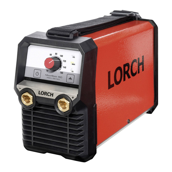 LORCH MicorStick 160 Handbücher