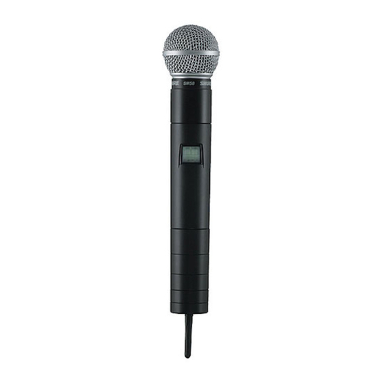 Shure U1 Handbuch