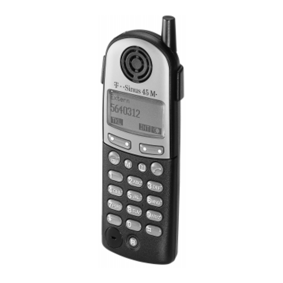 T-Mobile Sinus 45M Bedienungsanleitung