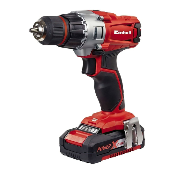 EINHELL TE-CD 18/2 Li Originalbetriebsanleitung