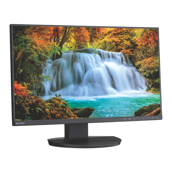 Sharp MultiSync EA271F Bedienungsanleitung
