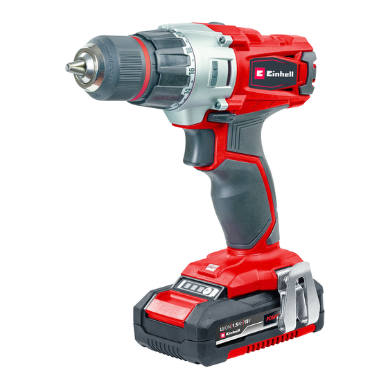 EINHELL TE-CD 18/2 Li Originalbetriebsanleitung