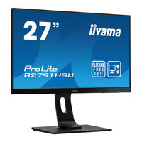 iiyama ProLite B2791HSU-B1 Bedienungsanleitung