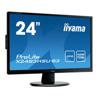 iiyama ProLite X2483HSU-B3 Bedienungsanleitung