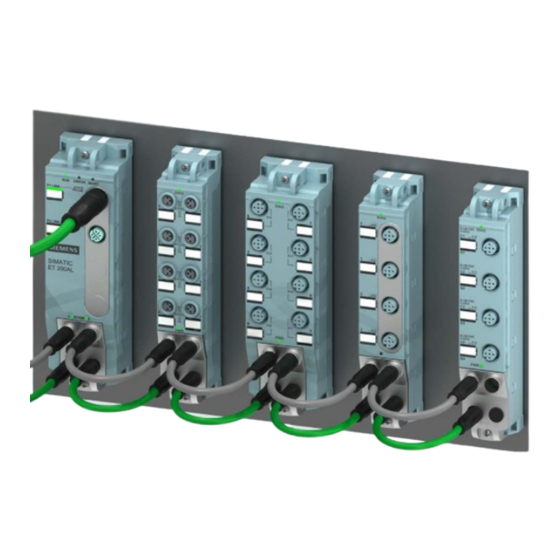 Siemens SIMATIC ET 200AL Systemhandbuch