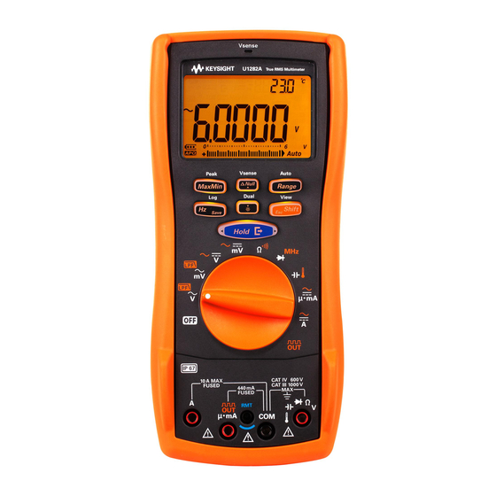 Keysight U1281A Schnellstartanleitung