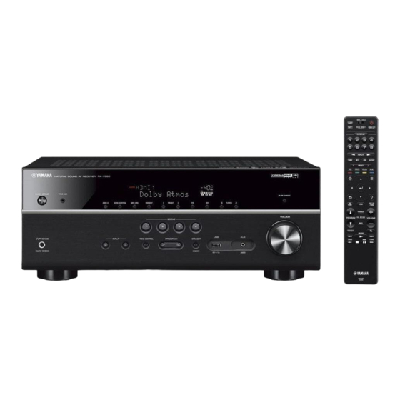 Yamaha MusicCast RX-V685 Schnellstartanleitung
