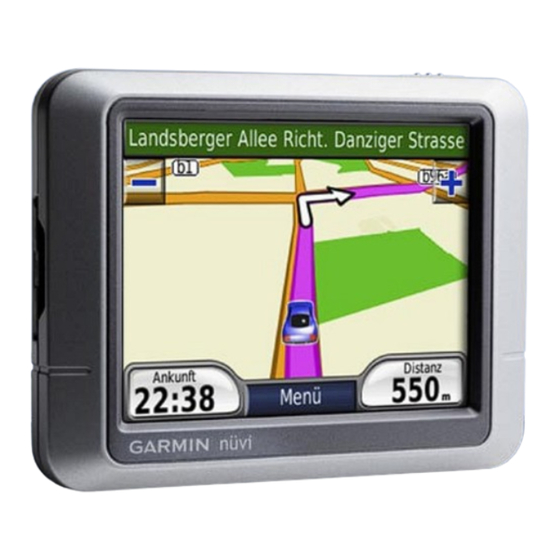 Garmin nüvi 200er-Serie Benutzerhandbuch