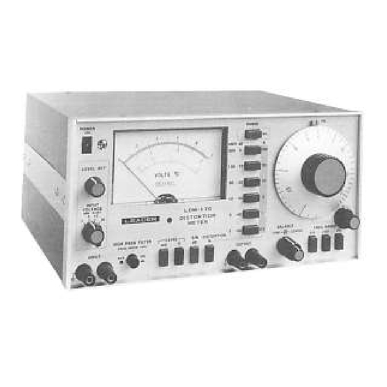 Leader LDM-170 Gebrauchsanleitung