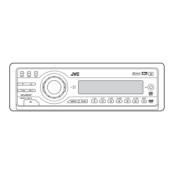 JVC kd-dv6101 Bedienungsanleitung