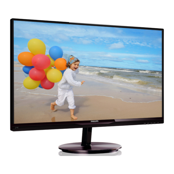 Philips 274E5 Bedienungsanleitung