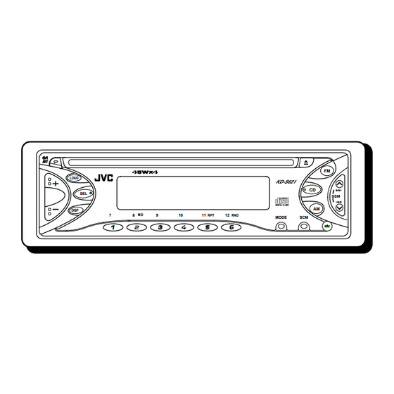 JVC KDS621 Bedienungsanleitung