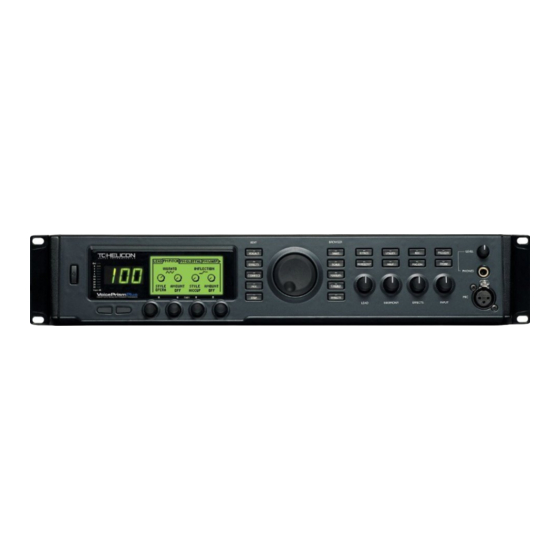 TC-Helicon VoicePrism Plus Bedienungsanleitung