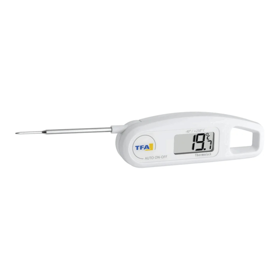 TFA THERMO JACK Bedienungsanleitung