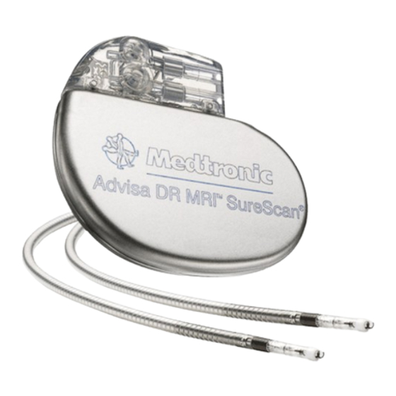 Medtronic ADVISA DR MRI SURESCAN A3DR01 Handbuch