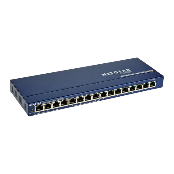 NETGEAR FS116P Installationsanleitung