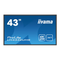 iiyama PROLITE LH4342UHS-B1 Bedienungsanleitung
