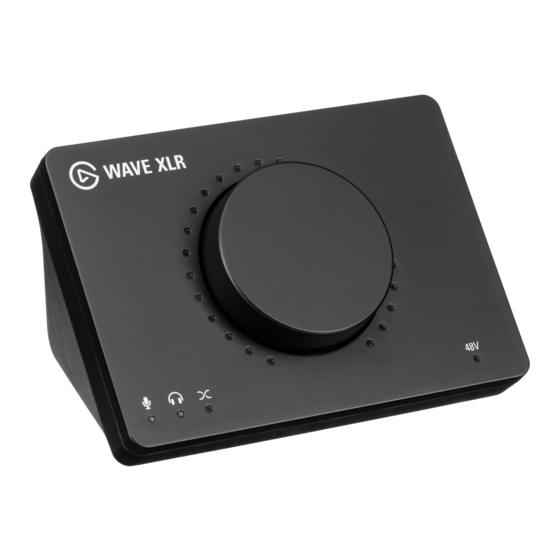 Elgato Wave XLR Kurzanleitung