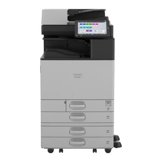 Ricoh IM C2010 Anwenderanleitung