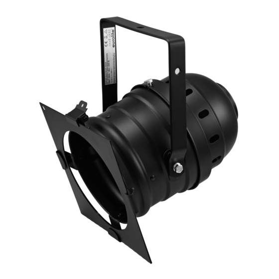 EuroLite LED PAR-64 Short Bedienungsanleitung