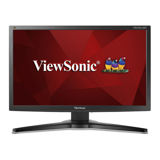 ViewSonic VP2765-LED Bedienungsanleitung