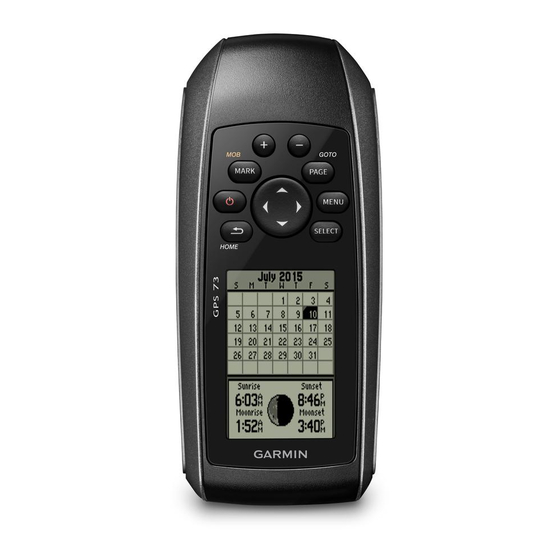 Garmin GPS 73 Handbücher