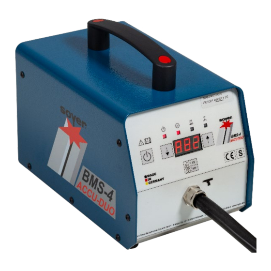 Soyer BMS-4 ACCU-DUO Betriebsanleitung