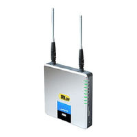 Linksys WAG54GX2 EU Bedienungsanleitung
