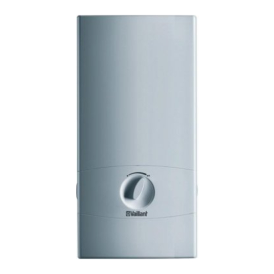 Vaillant electronicVED pro Installationsanleitung
