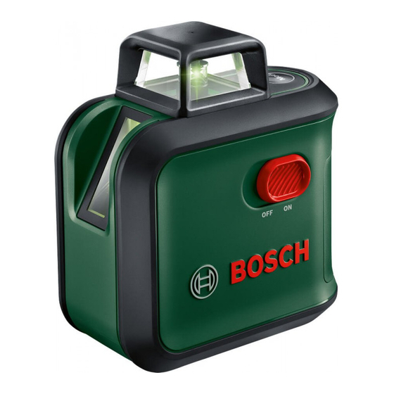 Bosch AdvancedLevel 360 Handbücher