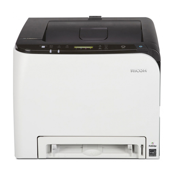 Ricoh SP C261dnw Anwenderanleitung