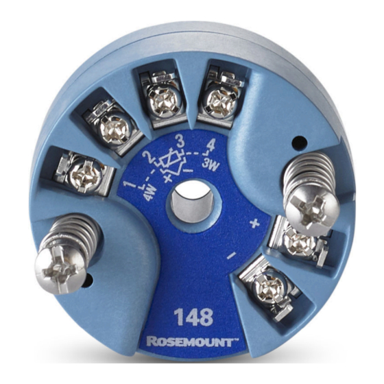 Emerson Rosemount 148 Kurzanleitung