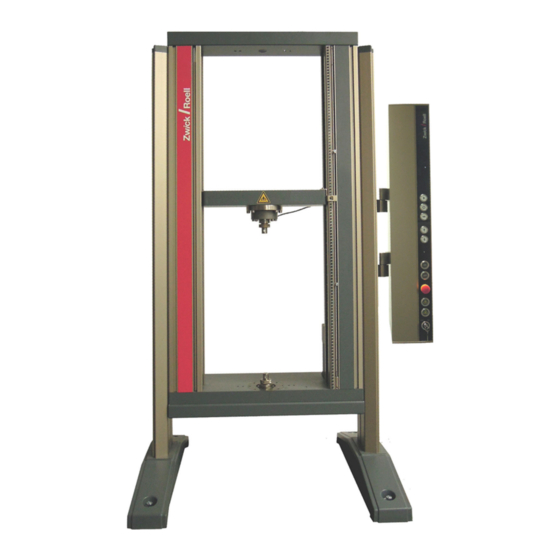 ZWICK Roell 5KN Allround Table-Top Originalbetriebsanleitung