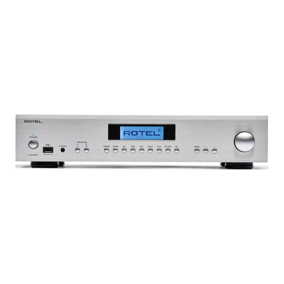 Rotel A12MKII Bedienungsanleitung