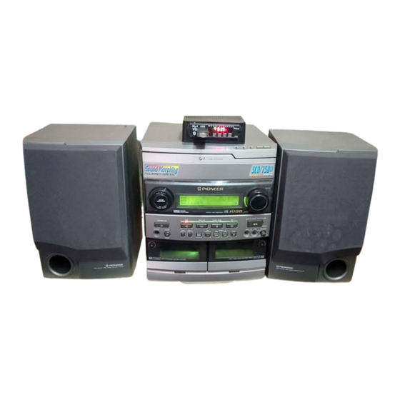 Pioneer XR-A100 Bedienungsanleitung