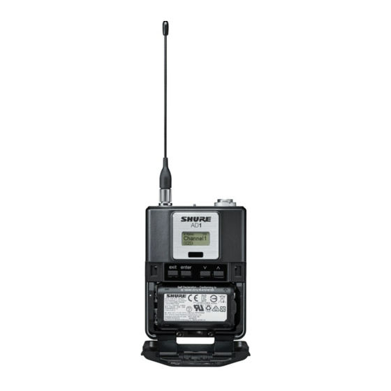Shure AD1 Bedienungsanleitung