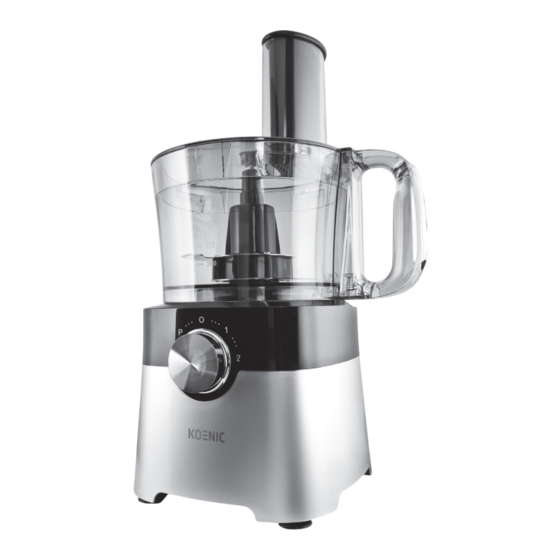 Koenic KFP 500 Gebrauchsanweisung