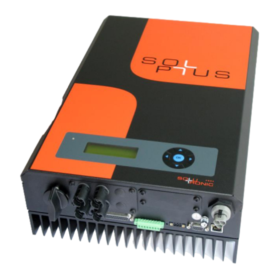 Solutronic SOLPLUS 25 - 55 Servicehandbuch