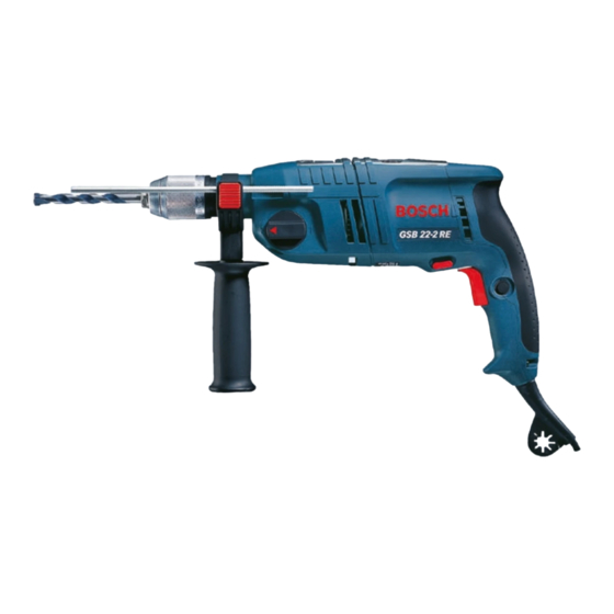 Bosch GSB 22-2 RE Bedienungsanleitung