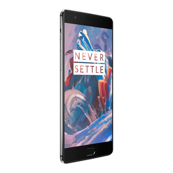 OnePlus 3 Gebrauchsanleitung
