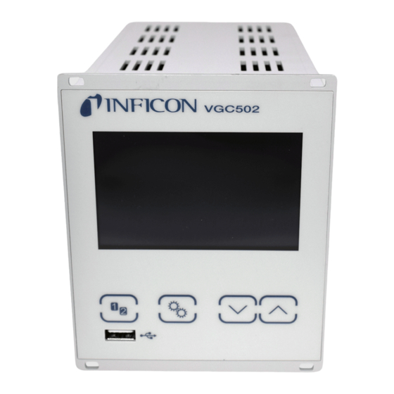 INFICON VGC501 Installationsanleitung