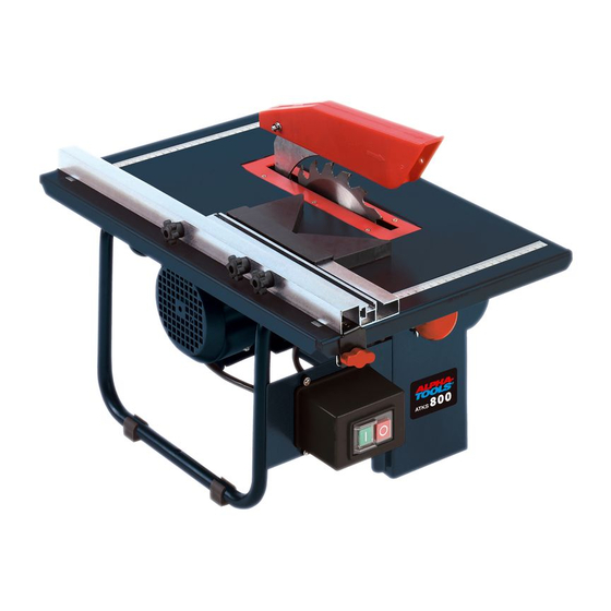 Alpha tools ATKS 800 Bedienungsanleitung