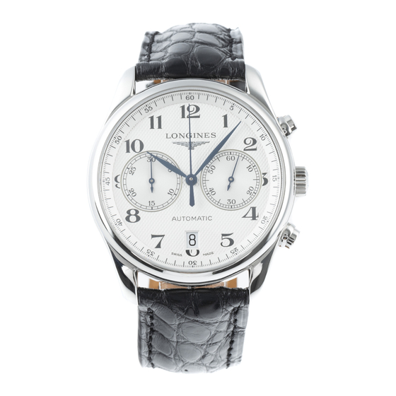 Longines CHRONOGRAPH Gebrauchsanleitung
