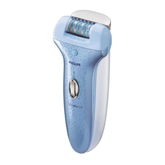 Philips Satinelle Ice HP6491 Bedienungsanleitung
