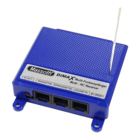 Massoth DiMAX 8130001 Bedienungsanleitung
