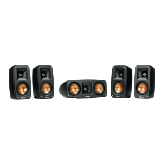 Klipsch REFERENCE Theater 5.0 Handbuch