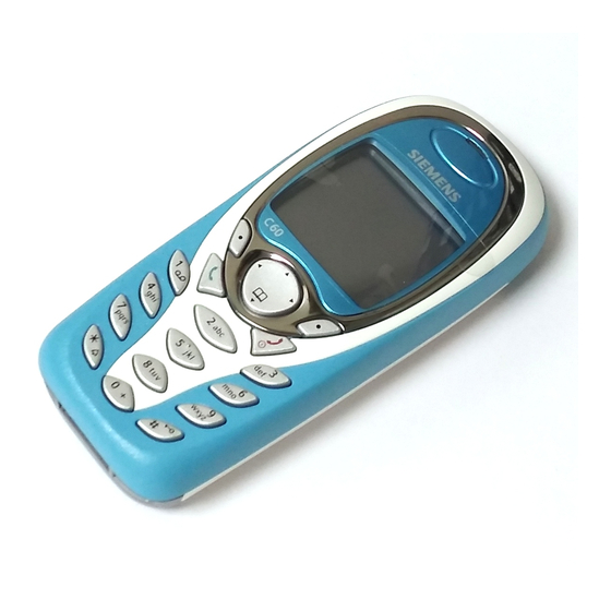 Siemens C60 Bedienungsanleitung