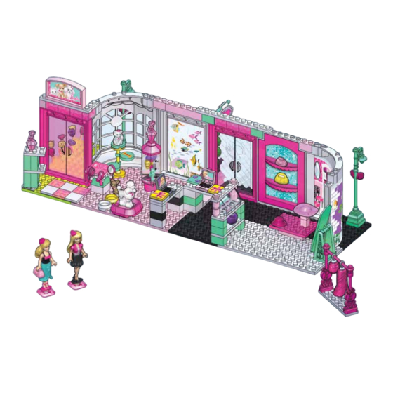 MEGA BLOKS Barbie Fashion Boutique 80224 Bedienungsanleitung